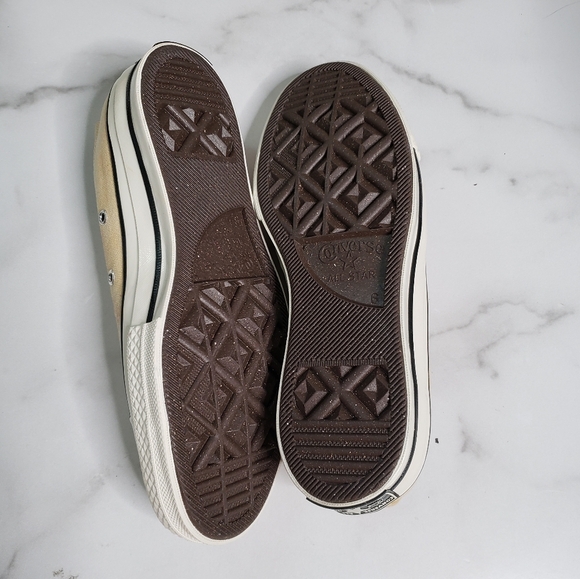 Converse Laceless Slip On Low Top Sneakers Size 8 Yellow - Picture 6 of 8